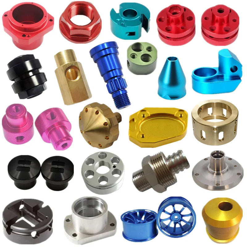 Customized 4 Axis 5 Axis Cnc Machine Center Make Aluminum 6061 6063 7075 T6 Cnc Machining Parts With Anodized Finish