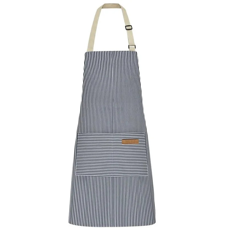 Kitchen Apron Waterproof and Oil-Proof Household Hands New Cooking Cleaning Apron Ladies