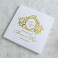 Square Size Amazing Christian Wedding Invitations Embossing Wedding Cards