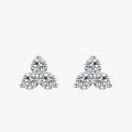 Ailmay Genuine 925 Sterling Silver AAAAA CZ Earrings for Women Classic Luxury Wedding Accessories Jewelry GIFT