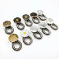 Jeans Waistband Extender No Sew Metal Collar Elastic Spring Buttonsfor Various/Regular Pants JeansCowboy Clothing