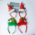 Ychon New Hot Selling Christmas Children Hair Accessories Headband Wacky Party Decorations Gifts Holiday Decoration Plastic