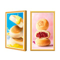 Factory Android Wifi CMS Remotely Control Wood Frame Video Image Photo Restaurant Digital Menu Food Advertising LCD Display