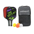 Hot Selling Custom Carbon Fiber Surface Set of 2 Pickleball Paddle PP Honeycomb Core Pickleball Paddle for Professional Players