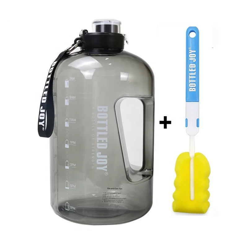 BPA Free Leak Proof Durable Ideal Large Water Bottle With Time Marker