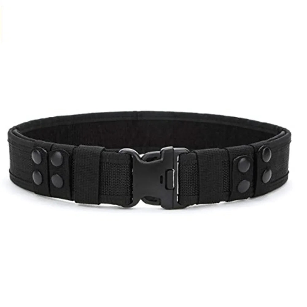 Universal Tactical Belt with Quick-Release Buckle Made of Nylon Material   Thickened Version