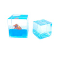 Cubic Liquid Multicolored Acrylic Plastic Aqua Oil Water Sea Fish Polar Bear Floater Glitter Blank Cubic Paperweight MegaBDM