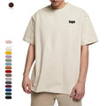 Custom Unisex Heavyweight Heavy Weight 100% Cotton Bulk Blank White 280Gsm Oversized Screen Printed Tshirt Surdimensionne