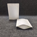 Zip Lock Doypack White Kraft Paper Aluminum Foil Plating Standing up Pouches Packaging Zipper Bag for Food