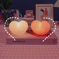 Cheap Price Romantic Valentines Gift Heart Shaped Decor Table Lamp 3D Vinyl Heart Light with Cell Battery