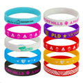 Wholesale Custom Your Own Rubber Bracelet Wristband with Promotional Events Advertising Gifts Silicone Wrist Band