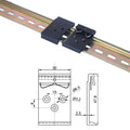 Easy Switch Installation Aluminum Guide Rail Bracket Clamping Type Fixed with Snap Hook for Quick Switches