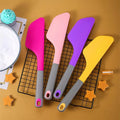 Non Stick Utensil for Kitchen Cooking Silicone Mixing Cream Colorful Flexible Butter Scraper Spatula Cake Tool