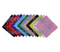 Wholesale Eco-Friendly Turkish Fashion Square Cotton Bandana Scarves with Geometric Polka Dot Pattern for All Seasons MegaBDM