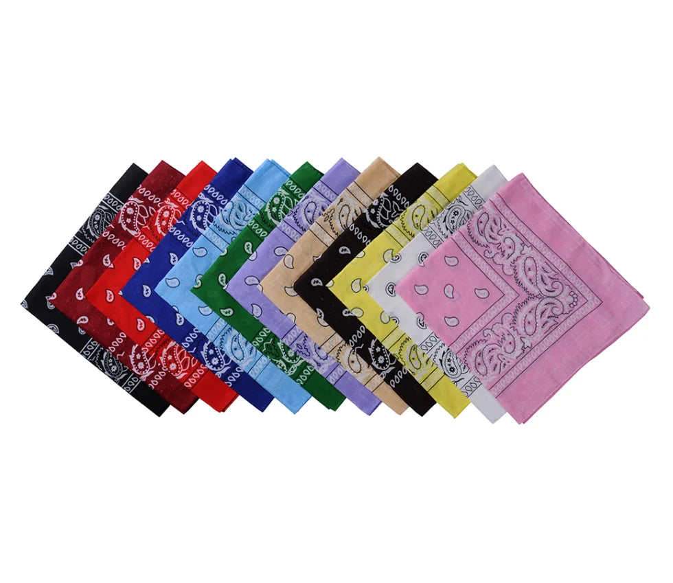 Wholesale Eco-Friendly Turkish Fashion Square Cotton Bandana Scarves with Geometric Polka Dot Pattern for All Seasons MegaBDM