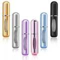 5ml 8ml Empty Refillable Aluminum Perfume Atomizer Spray Bottle for Lotion Travel-Friendly Cosmetic Container