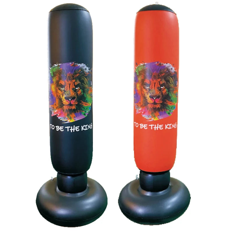 63 Inch Inflatable Punching Bag Standing for Kids Freestanding Boxing Bag Fitness Bag Standing Inflatable Boxing for Adult