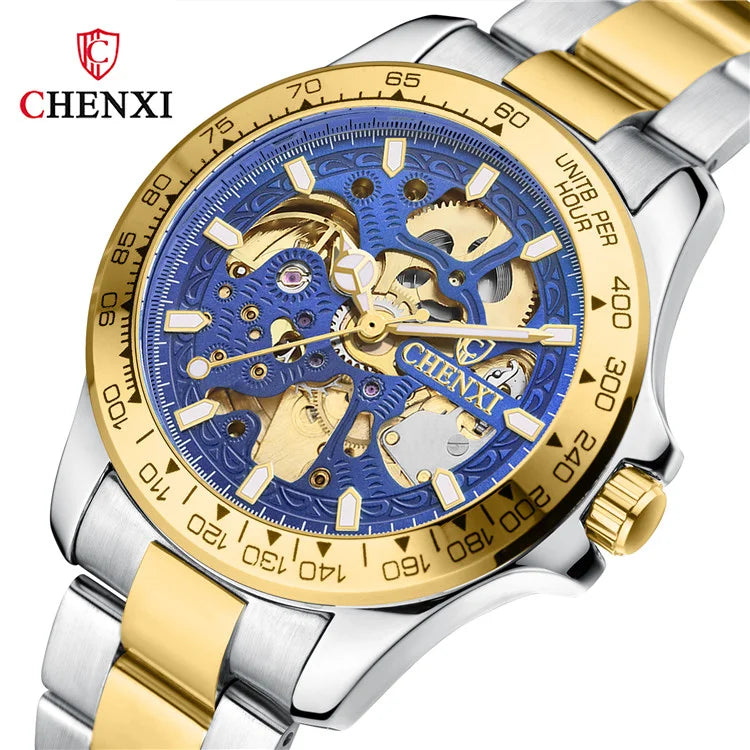 CHENXI 8808 Watch Men Business Automatic Luminous Clock Tourbillon Waterproof Mechanical Watches Top Luxury New Relogio Mascul