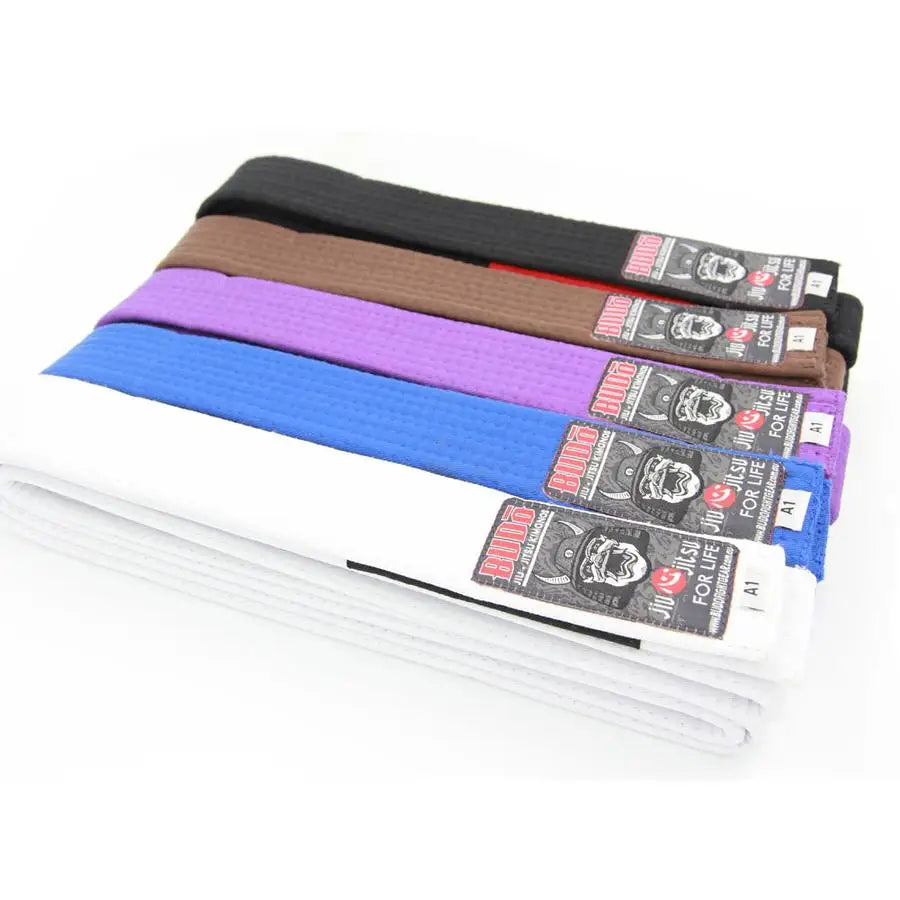 Black White Blue Custom logo Different Colors Brazilian Jiu Jitsu Belts