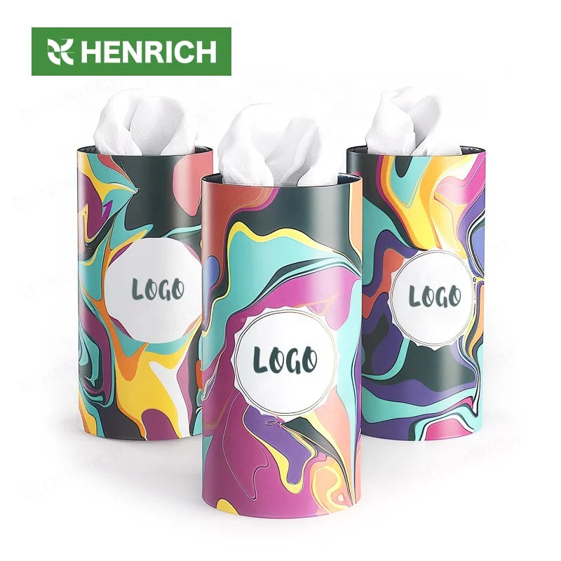 Professional Design 160 Sheets Mouchoirs En Papier Christmas Car Cylinder Facial Tissue Car Tissue Disposable Facial Tissue 3ply