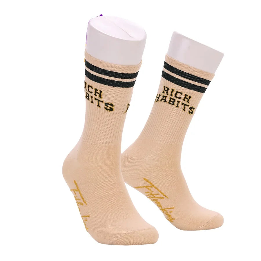 Custom Logo Unisex Sport Sock Custom Gym Athletic Sock With Design Logo