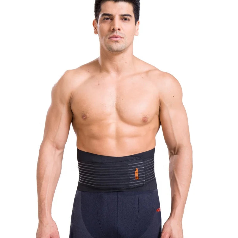 Adjustable Compression Straps & Spring Adjustable Waist Trimmer Waist Brace Waist Belt Support for Sports #7992