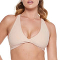 High Quality Gym Active Yoga Wear Front Twisted Women Strappy Padded Spandex Sport Bra