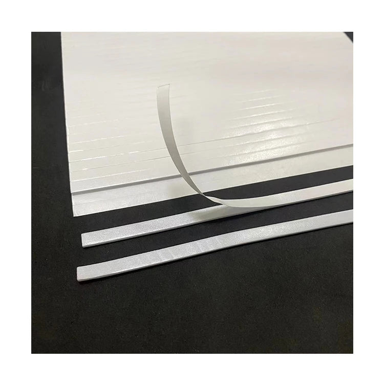 China Manufacturing Die Cutting Width Double Sided Self Adhesive Die Cut White Eva Foam Strips