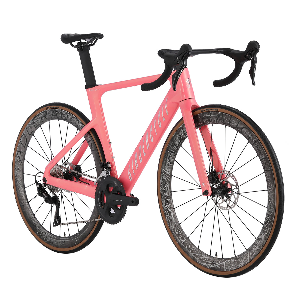 SHIMANO Full Hidden Cables Carbon Fiber Frame Road Bike S/M/L Carbon Fiber 700C Wheels 11 Speed Hydraulic Disc Brakes Crankset