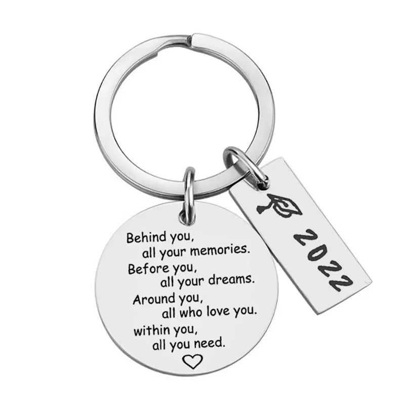 Custom Words Graduation Gifts Keychain Key Chain