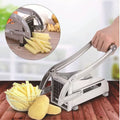 Wholesale Kitchen Gadgets Fruit Grid Slicer Stainless Steel Potato Chips Maker French Fry Cutter Manual Potato Cutter
