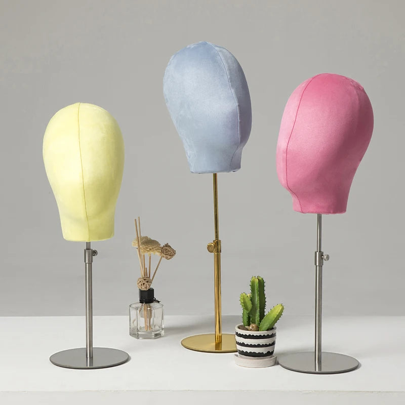 Fabric Cover Modern Mannequin Head