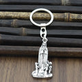 Wholesale Vintage FATIMA Religious Medal Pendant Church Souvenirs Gift Scapular Key Chain Metal Key Chains