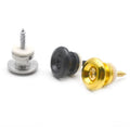 Mushroom Style Guitar Ukulele Bass Strap Lock Strap Lock Metal Music Parts Black/Gold/Chrome