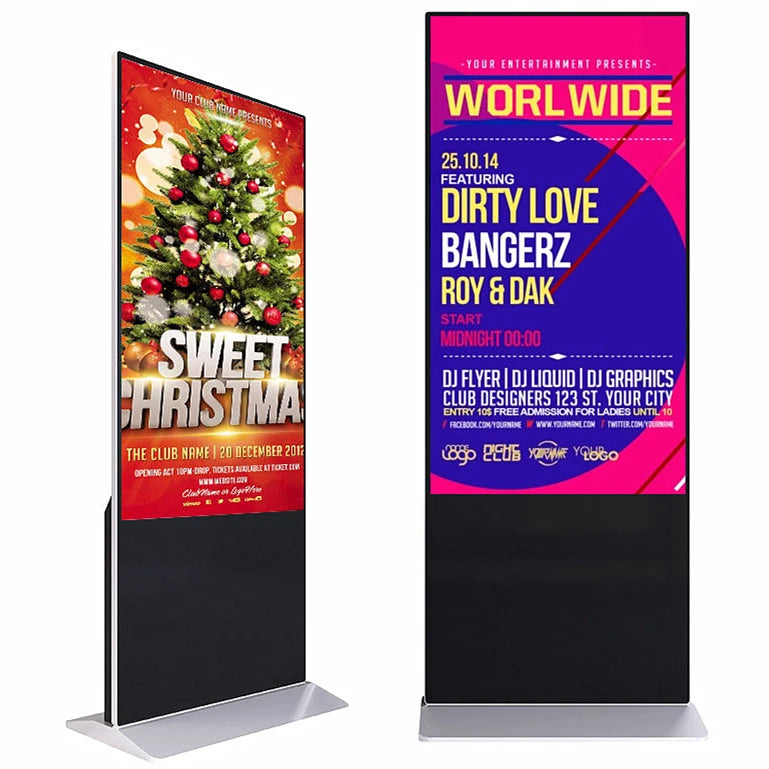 43 55 Inch Waterproof Advertising Screen Display Lcd Totem Indoor Outdoor Digital Signage Kiosk