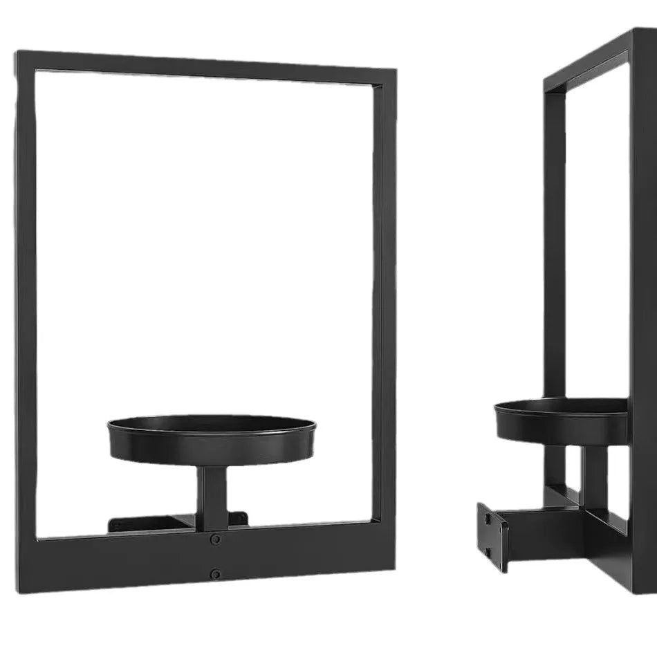 Wholesale Modern Metal Plant Pot Hanging Shelf Indoor Balcony Wall Mounted Flower Shelf Rack