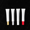 Stock White Cosmetic Packaging 15ml 20ml 20g PE Squeezed Empty Lipstick Tube Aloe Vera Gel Plastic Bottle