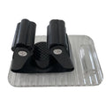 Bathroom Towel Detachable Hook Wall Mounted Broom Rack Organizer Acrylic Mop Holder With Hook