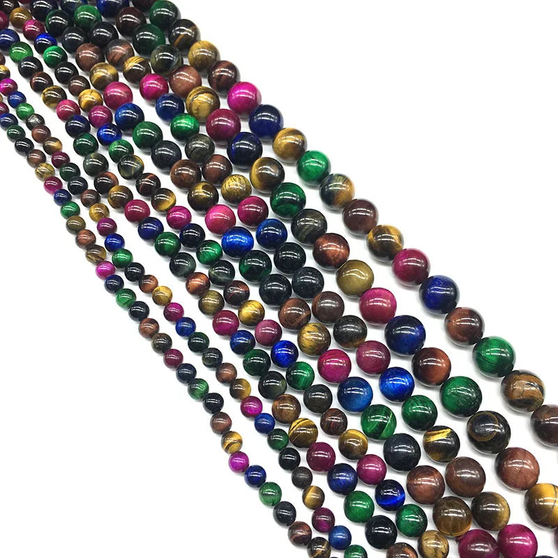 DIY Hot Selling DIY yellow tiger eye Beads 6-12mm In Low Price crystal jewelry