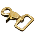 Metal Pet Collar Belt Carabiner Dog Snap Hook 25mm Brass Swivel Snap Hook