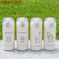 Ins Wind Cartoon Pea Cup Portable Popcorn Small Fresh Student Water Cup Girl Cute Thermos Cup 1617 MegaBDM
