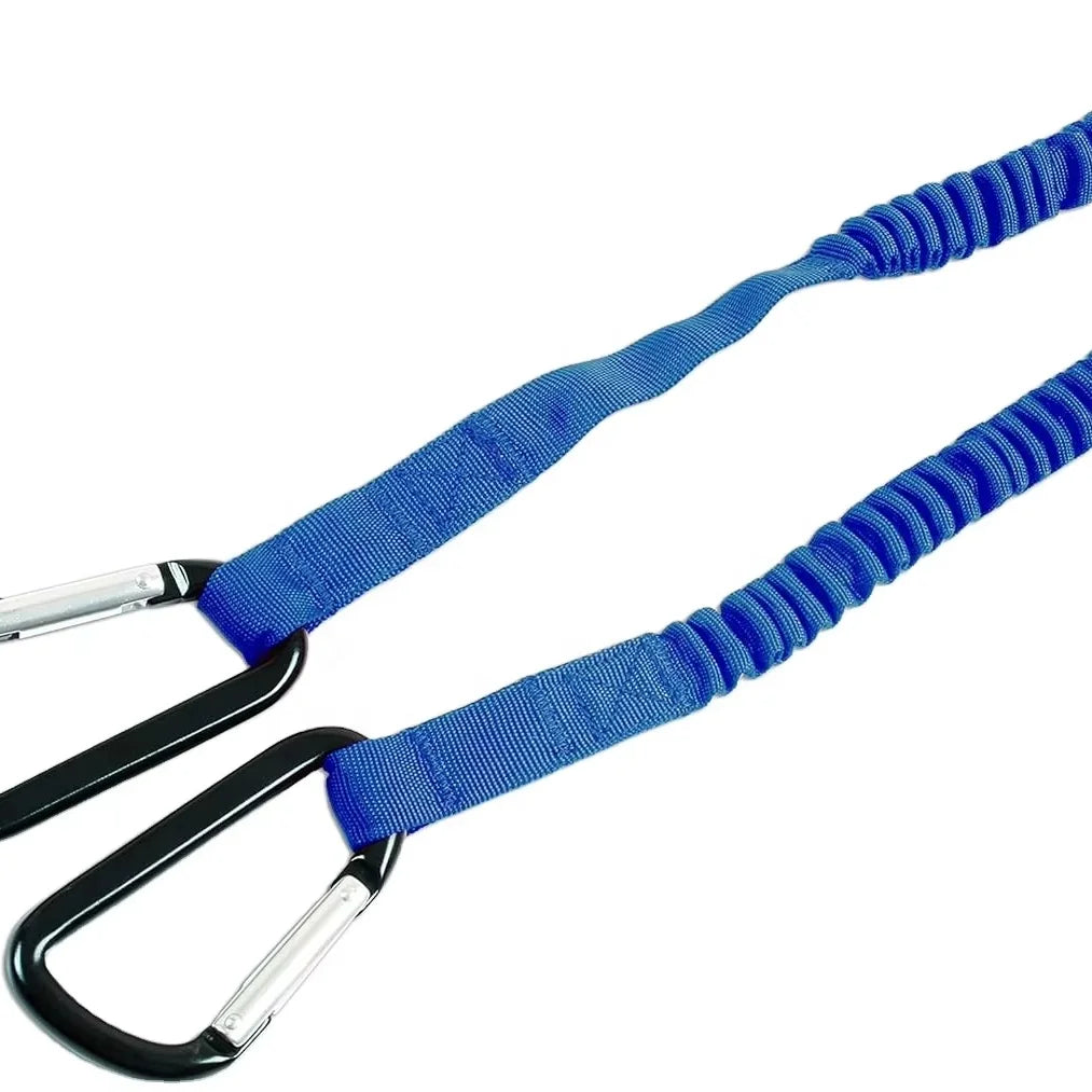Long Extended Tool Safety Lanyard Safety Fall Protections Screw Lock Twin Locking Attachments Lanyard Rock Safety Rope