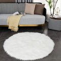 Ultra Soft Sheepskin Carpet Living Sofa Cushion Plush White Long Fur Rugs Faux Sheepskin Fur Rugs