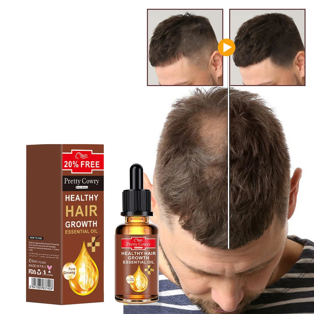 OEM Custom Private Label Anti Hair Loss  Zingiber Officinale Hair Oil Growth  for Men and Women