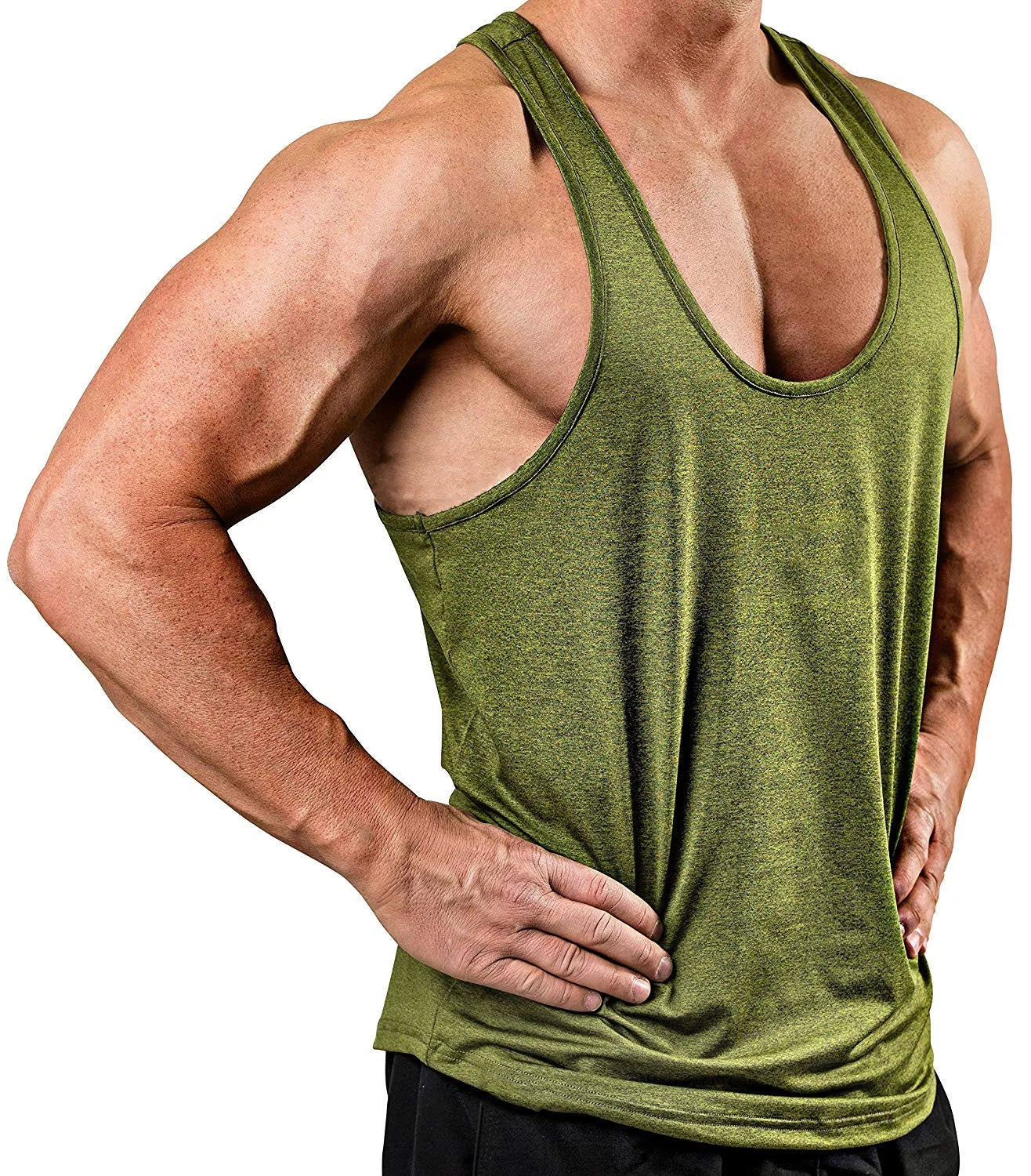 Wholesale Custom Blank Plus Size Sleeveless T-shirt Muscle Running Gym Tank Top Men