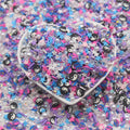 1KG/Bag Night Sky Themed Gossip Clay Slice Glow Star Moon Sprinkles Diamond Tumbler Shaker Filler Figurine Slime Supplies
