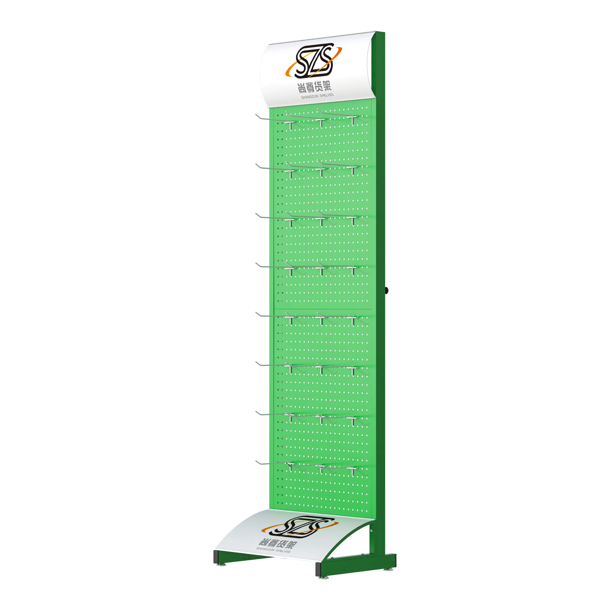 Metal Cell Phone case Charger Accessories Display Rack Pegboard Hanging Design for Mobile Shop Support Customization