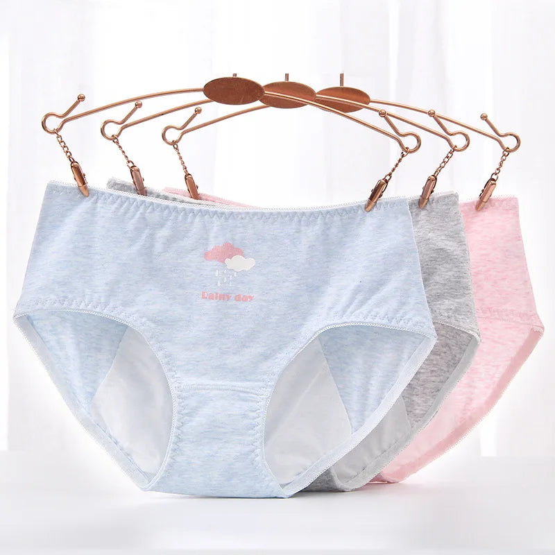 Breathable Comfortable Cute Skin-friendly Cotton Girls Panties Women Underwear