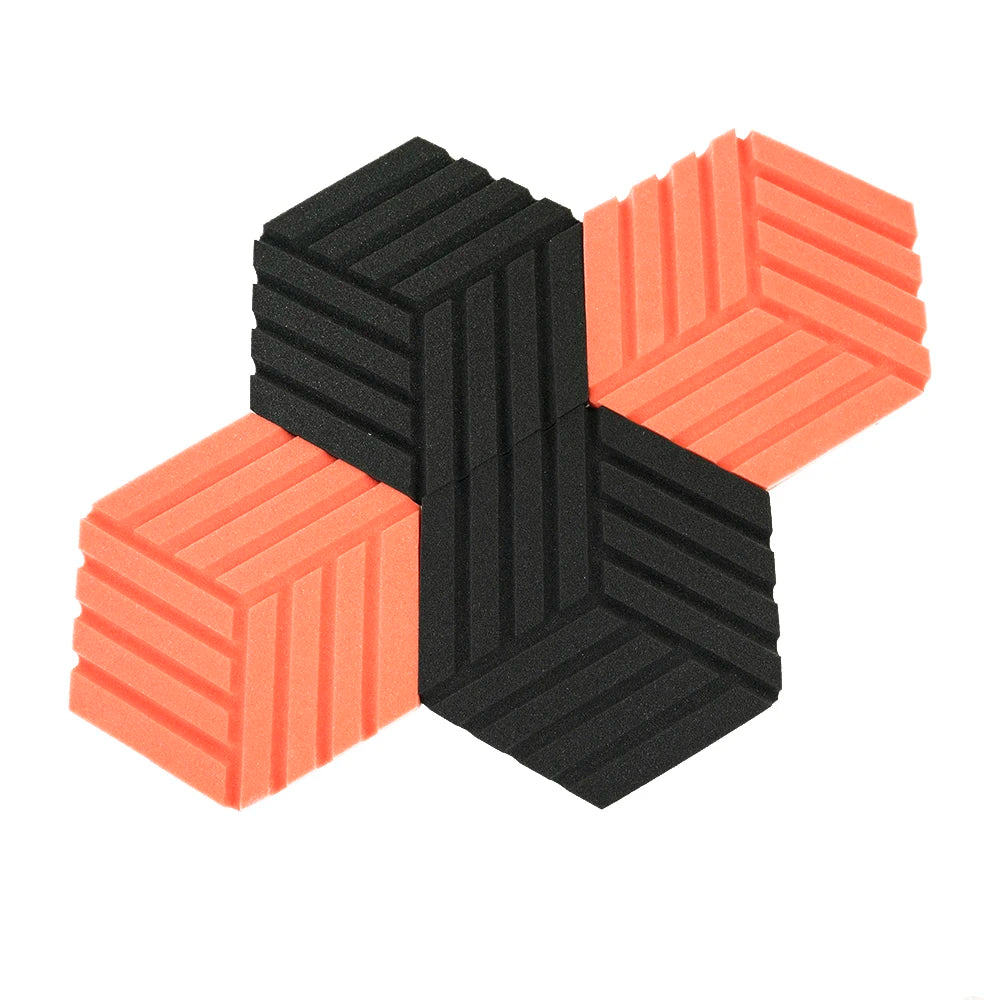 Customizable Hexagon Shape Flame Retardant Sound Absorbing Foam Acoustic Panels