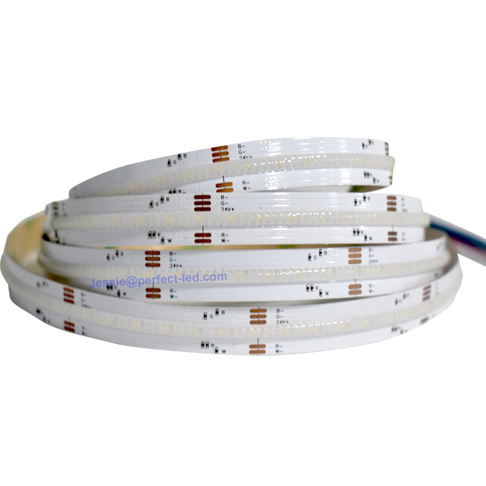 RGB  RGBW RGBWW 560Leds DC24V Hot Selling RGBW COB Strip Light for WIFI Remote Control/ Google Assistant